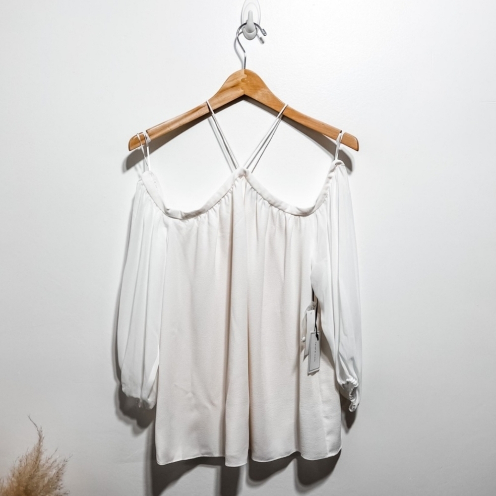 [SHIPPING FREE] 1 STATE Off-Shoulder Halter Neck Blouse - Picture 4 of 8